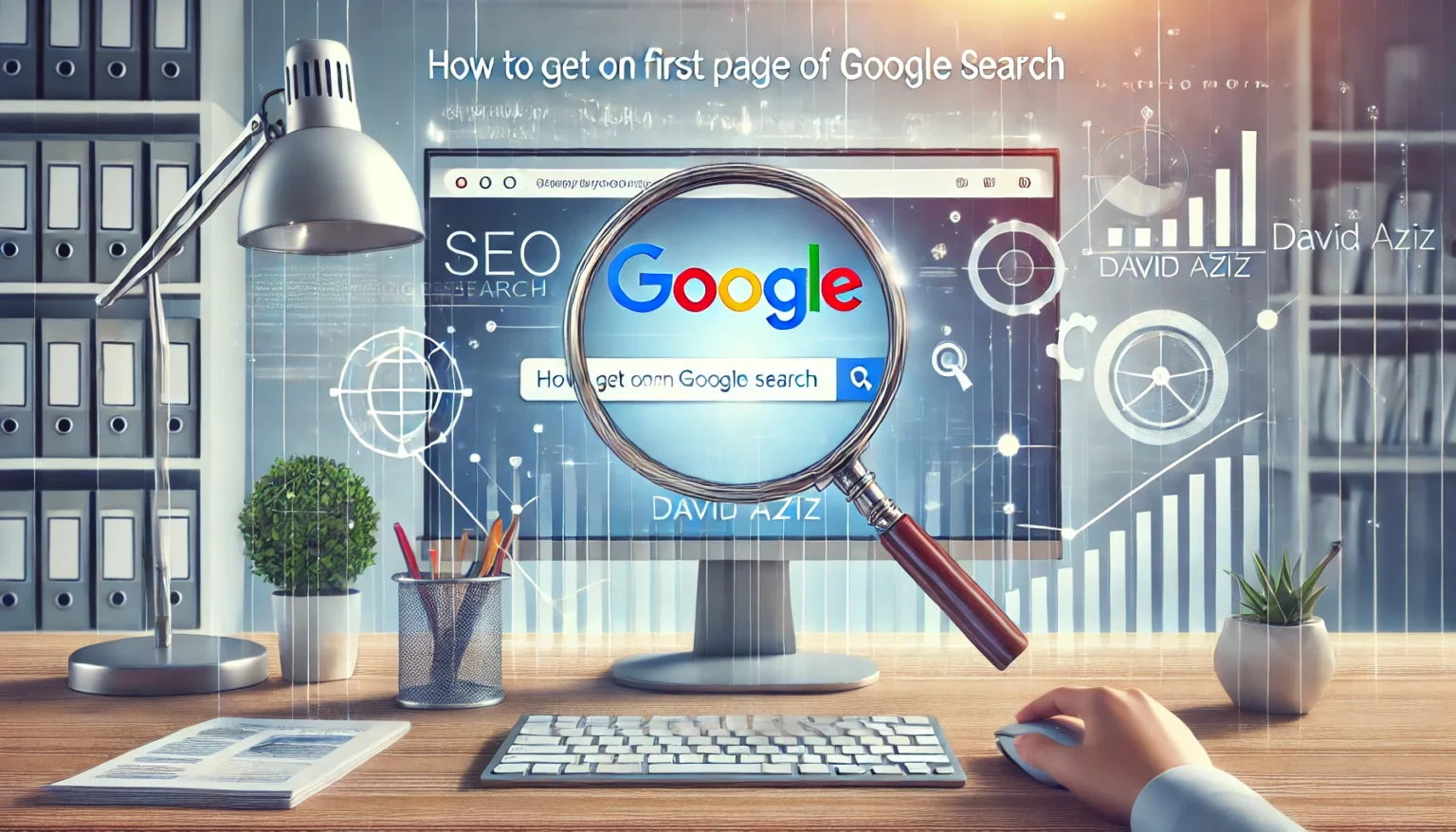 how to get on first page of google search david aziz